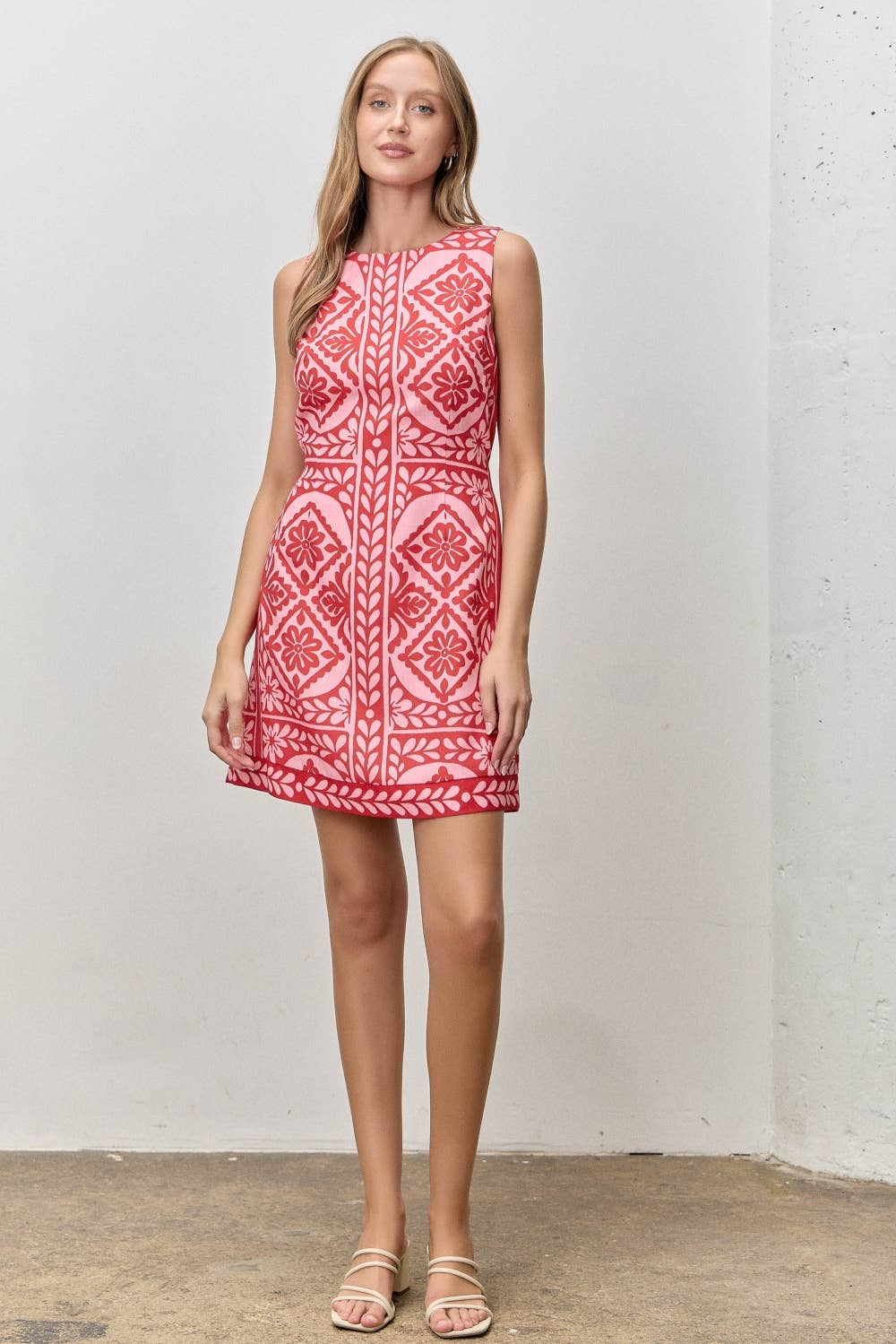 Pretty in Pink Floral Mini Dress