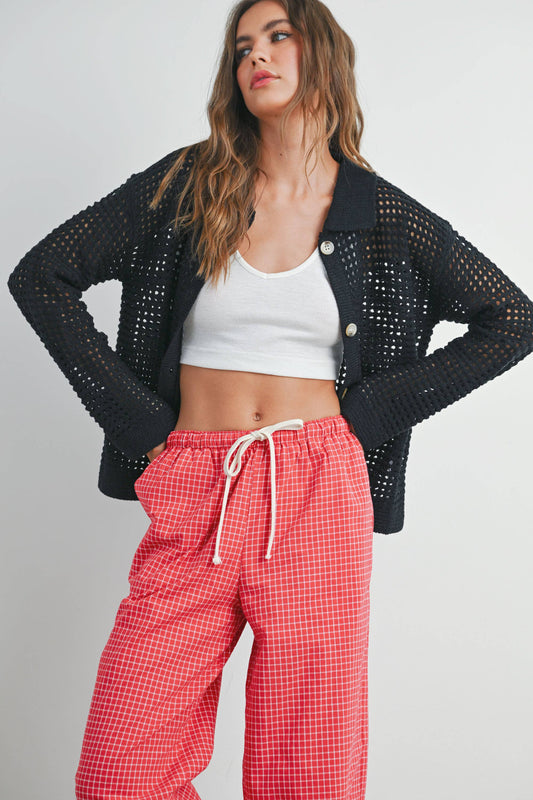 Lana Crochet Cardigan