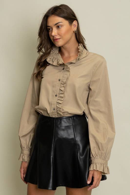 Autumn Ruffled Blouse