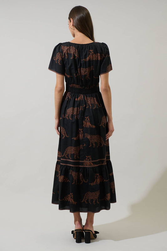 Zenzi Wild Midi Dress