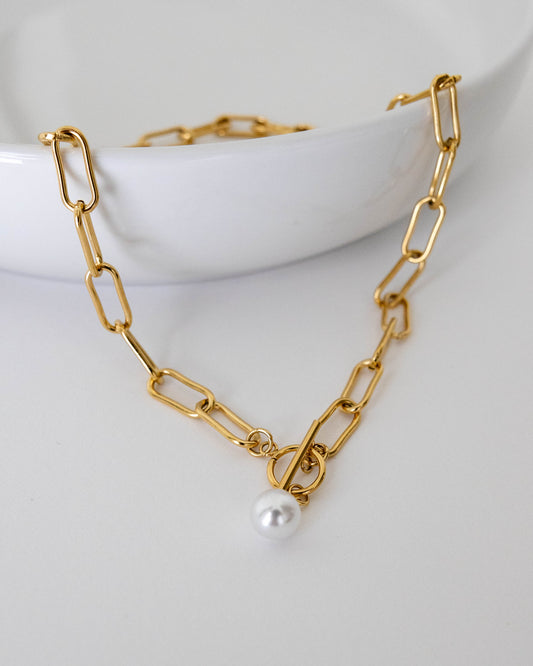 DRIFT Pearl Chain Necklace