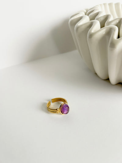 DRIFT Gold Stone Ring