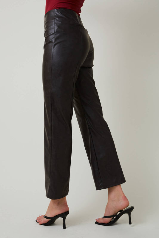 Faux Leather Pants