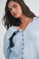 Sky Button Knit Cardigan