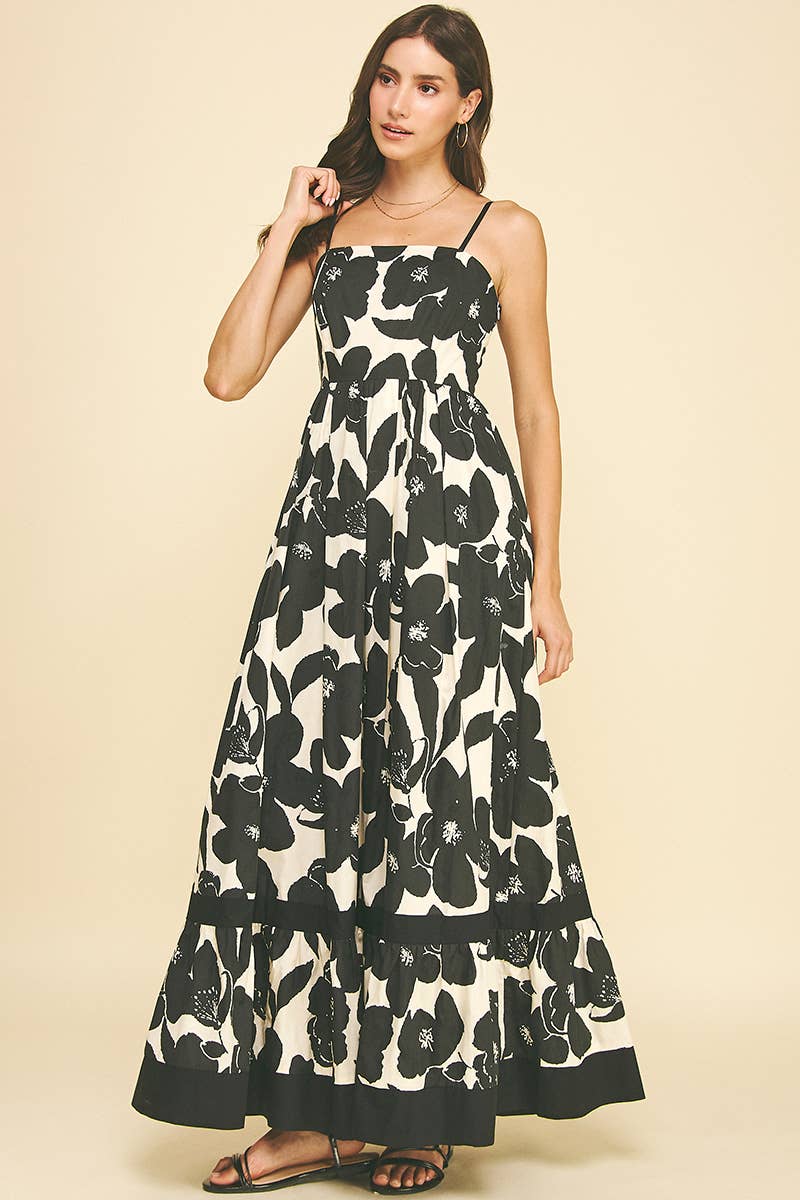 Floral Tiered Maxi Dress