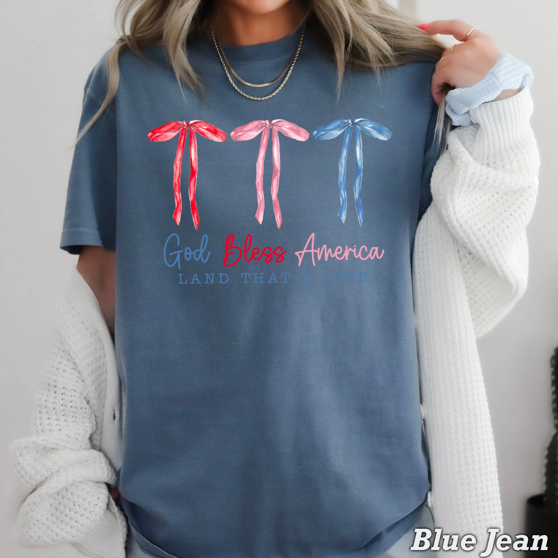 America Bow Graphic Shirt