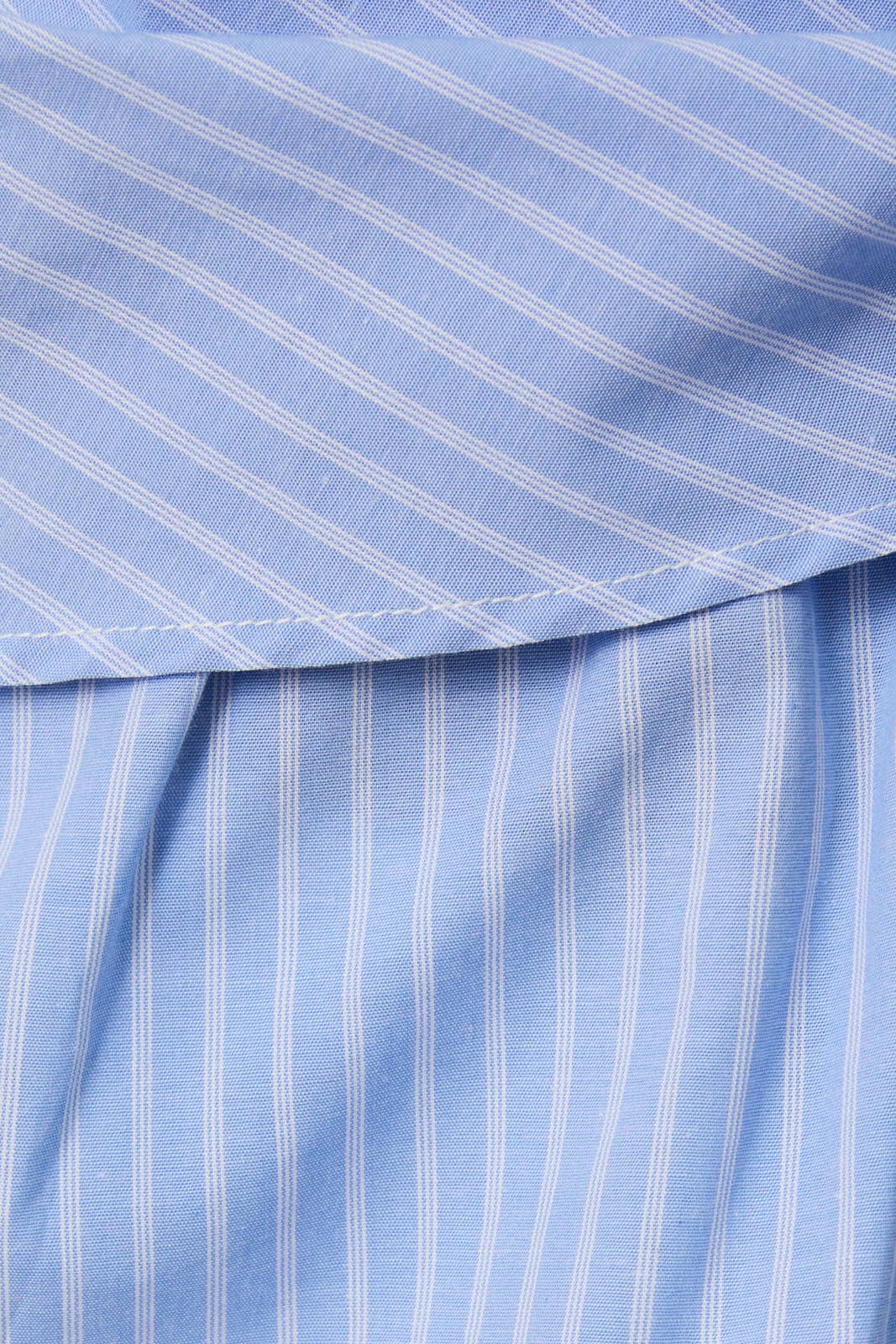 Sky Striped Tie Top