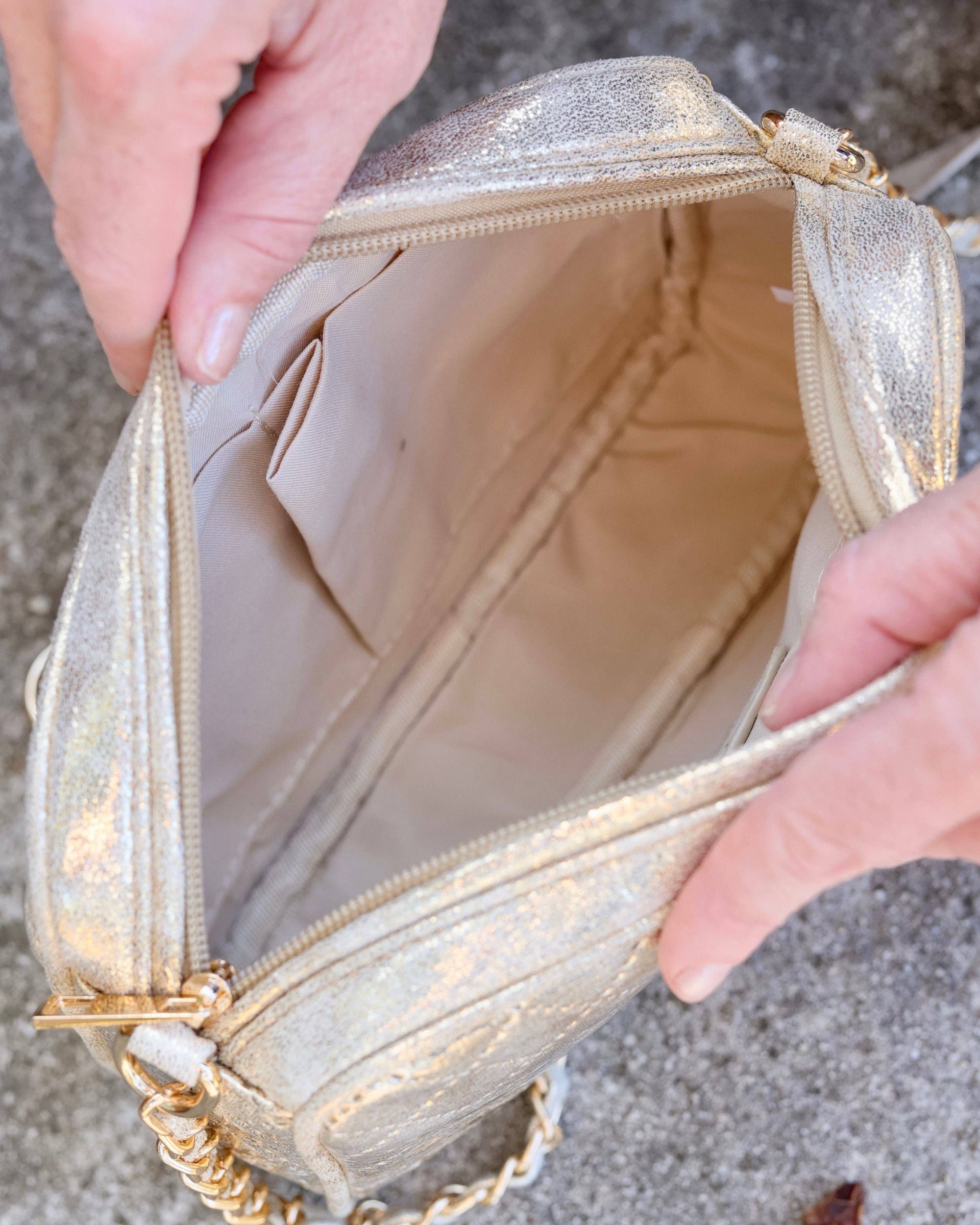 Bryce Crossbody Champagne Pop