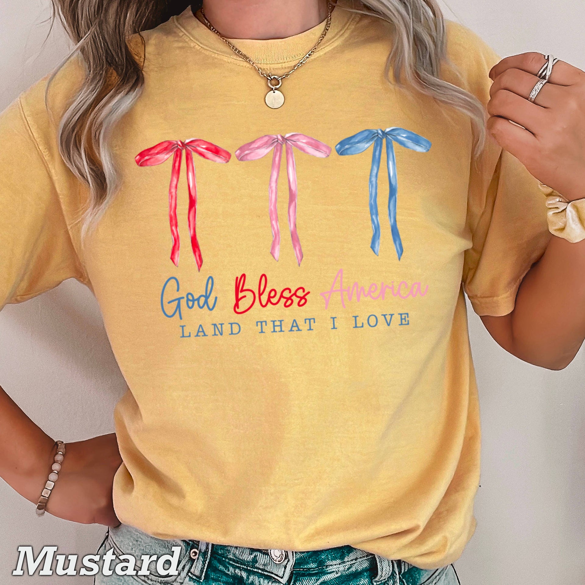 America Bow Graphic Shirt