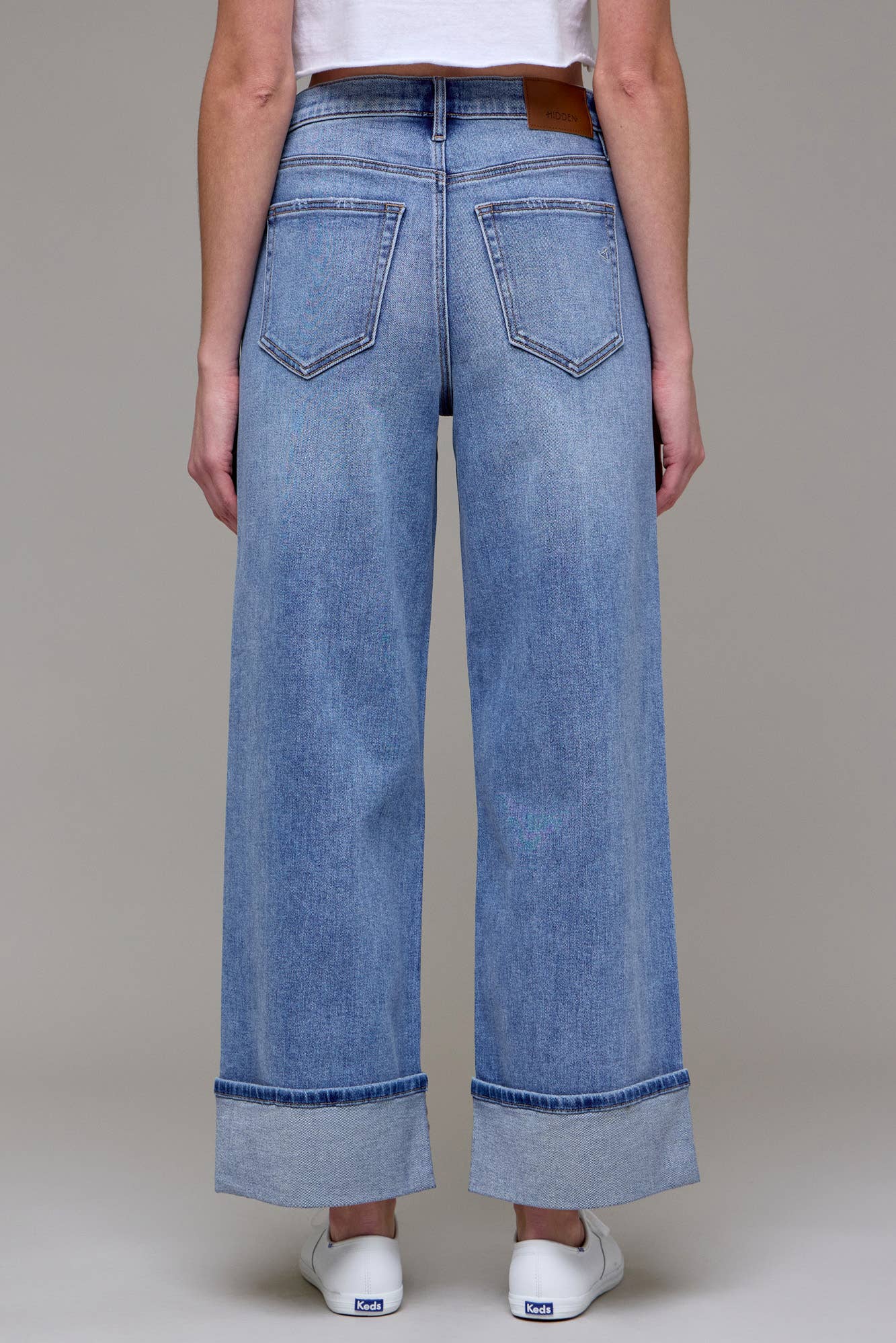 Cuffed Stretch Relaxed Denim