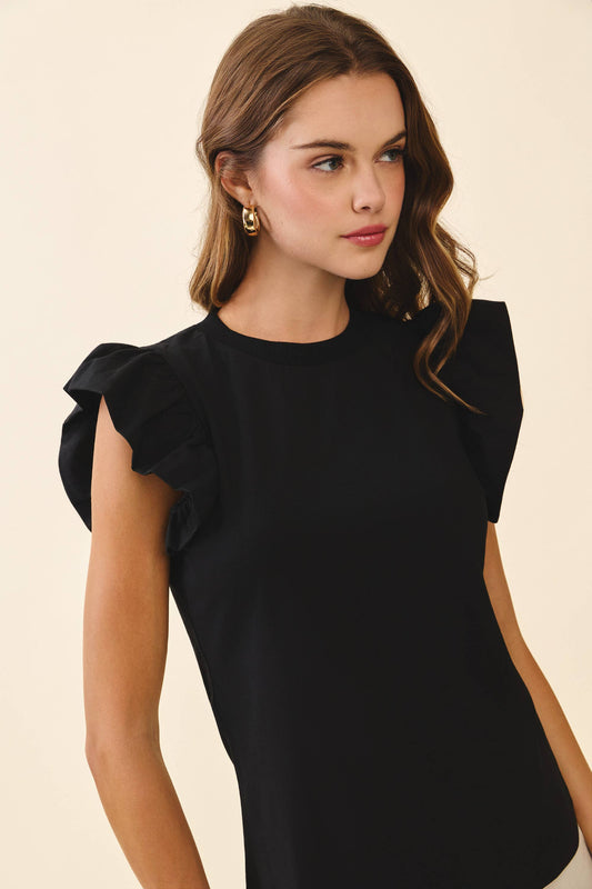 Flutter Sleeveless Top