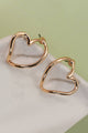 Open Cut Heart Earrings