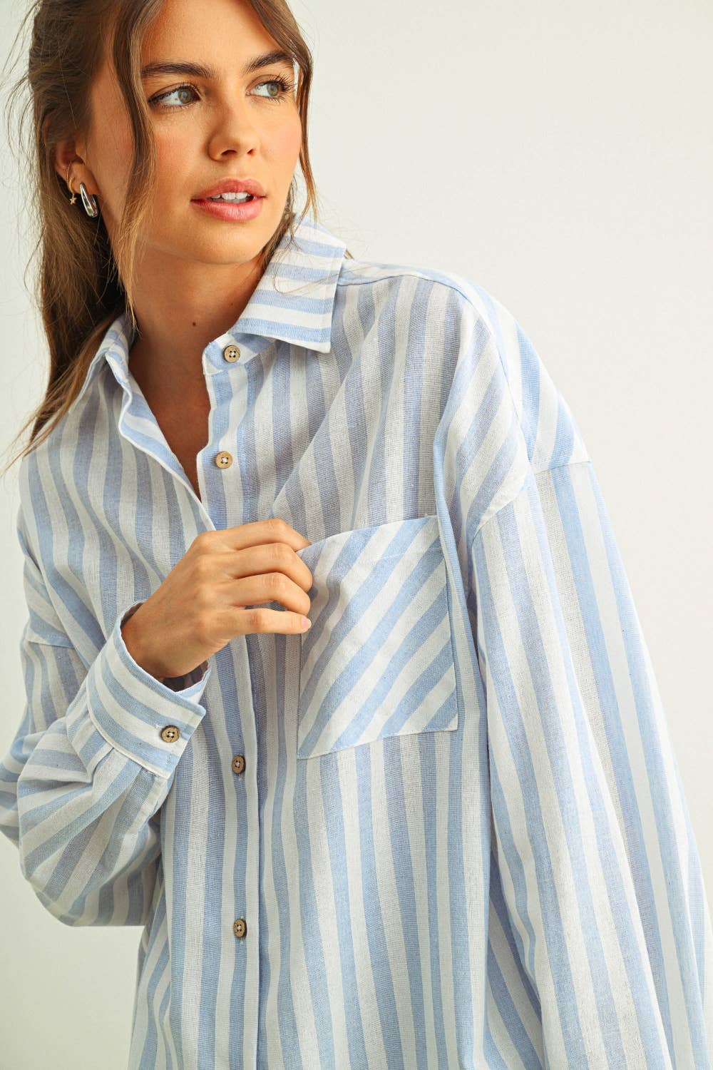 Beachy Striped Shirt