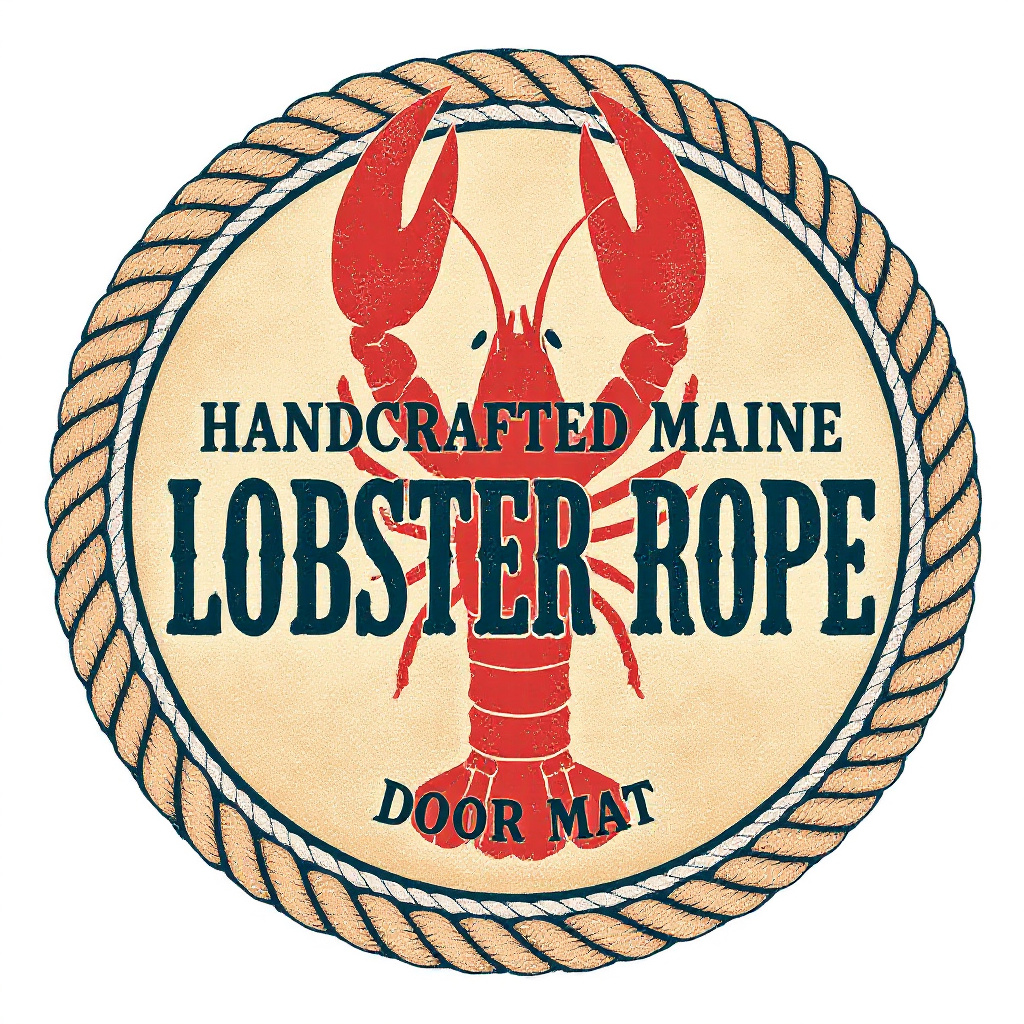 Lobster Rope Door Mat