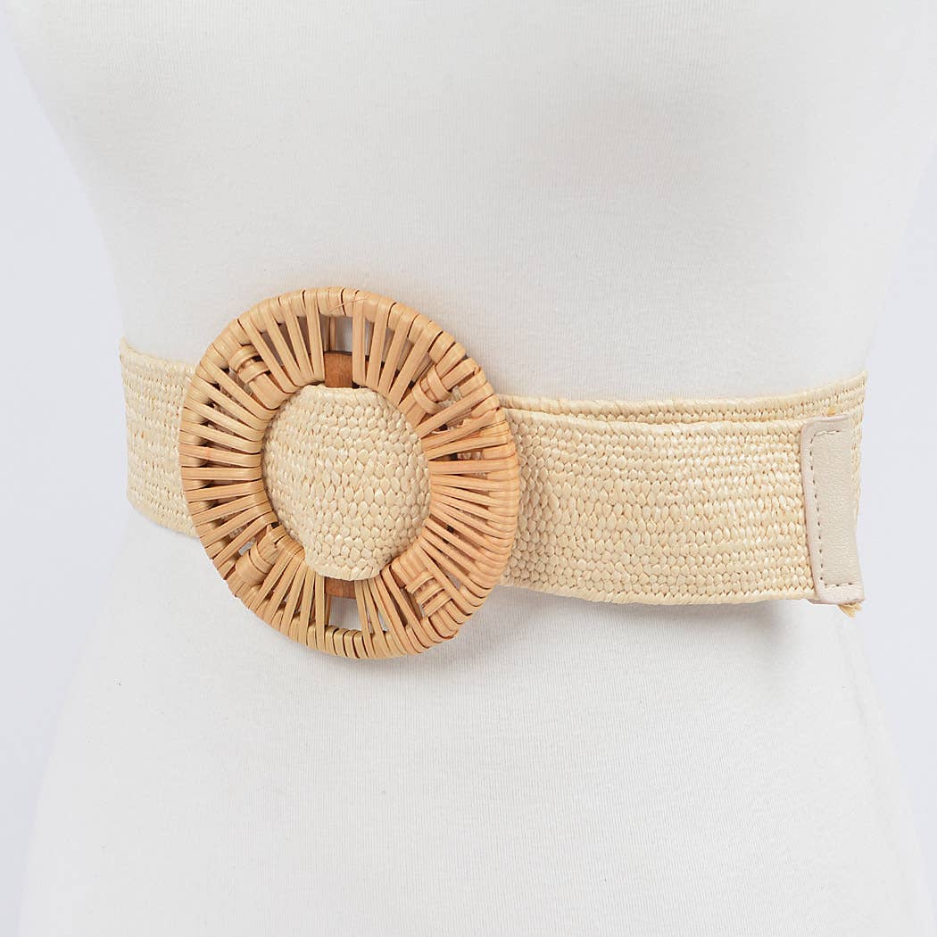 Bamboo Buckle Stretch Belt