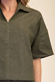 Olive Modern Top