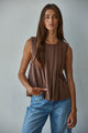 Aura Pleated Front Top