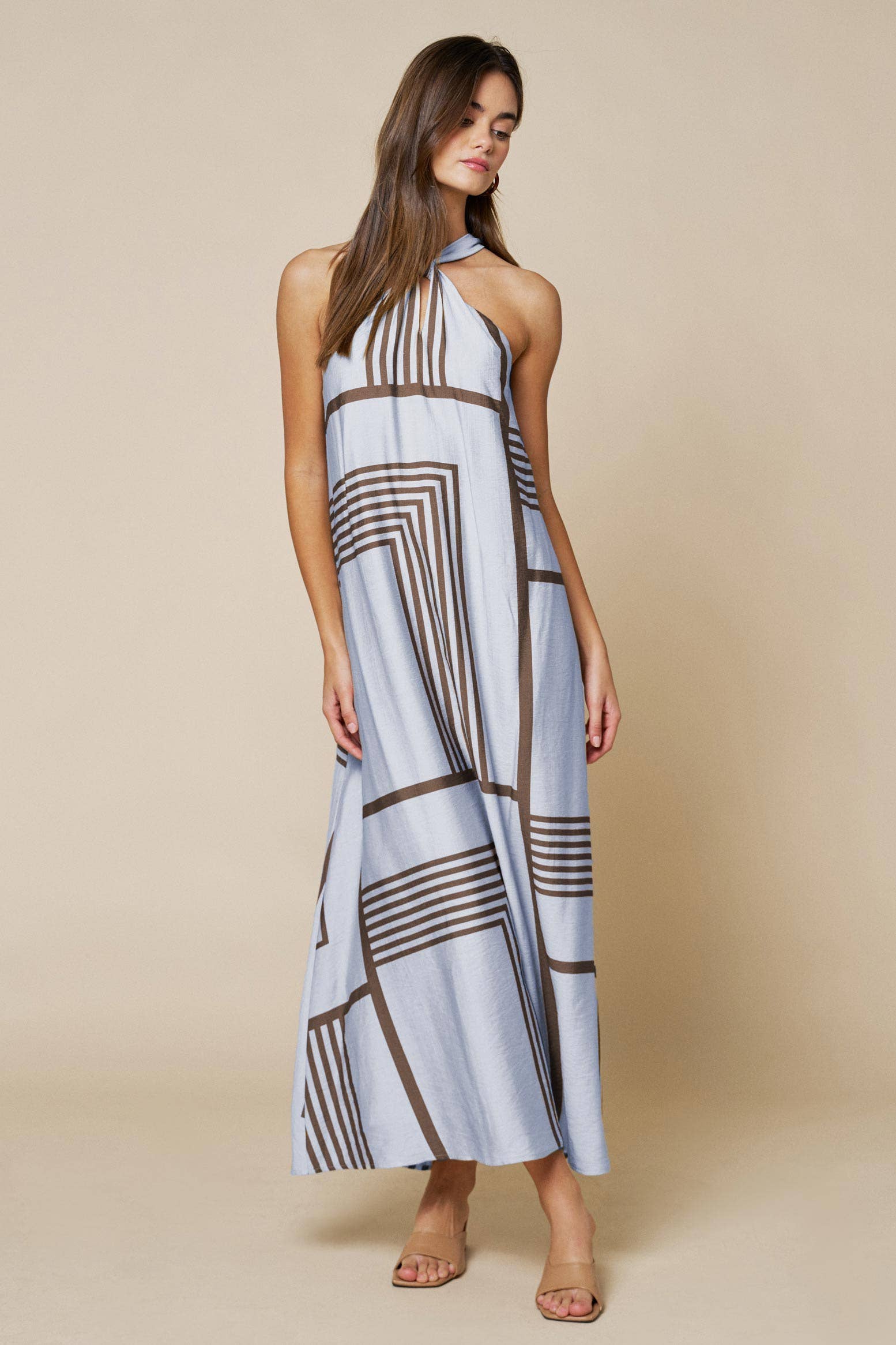 Fiona Geo Halter Maxi