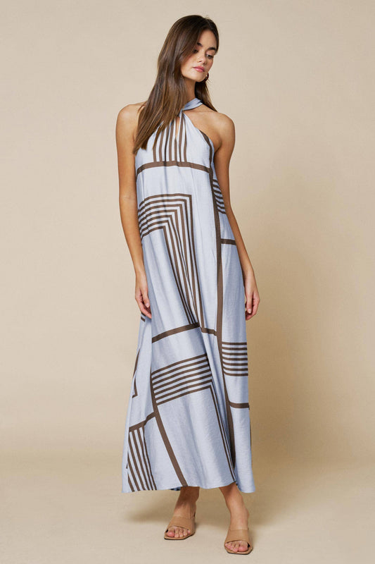 Fiona Geo Halter Maxi