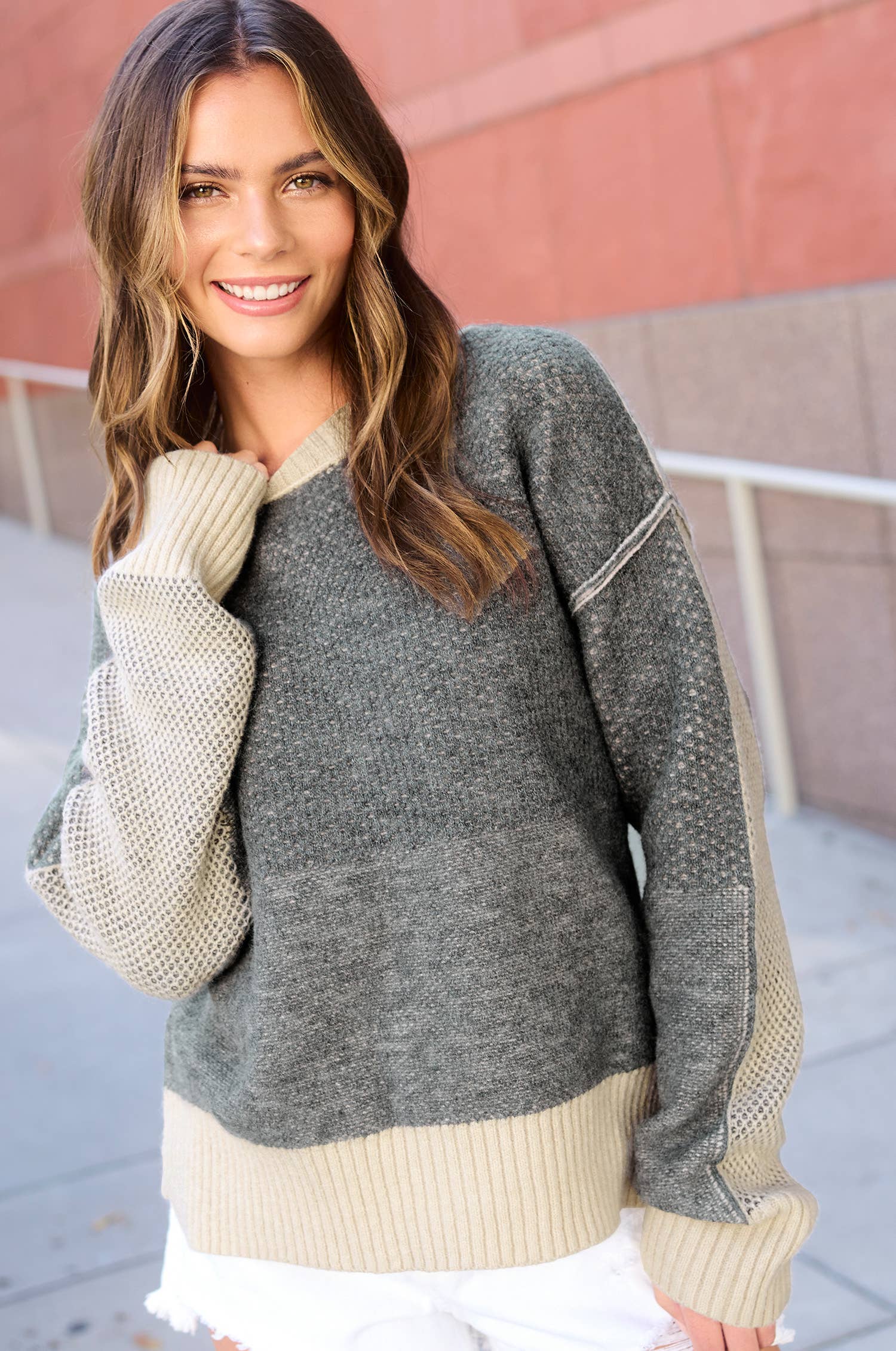 Tesa Textured Sweater
