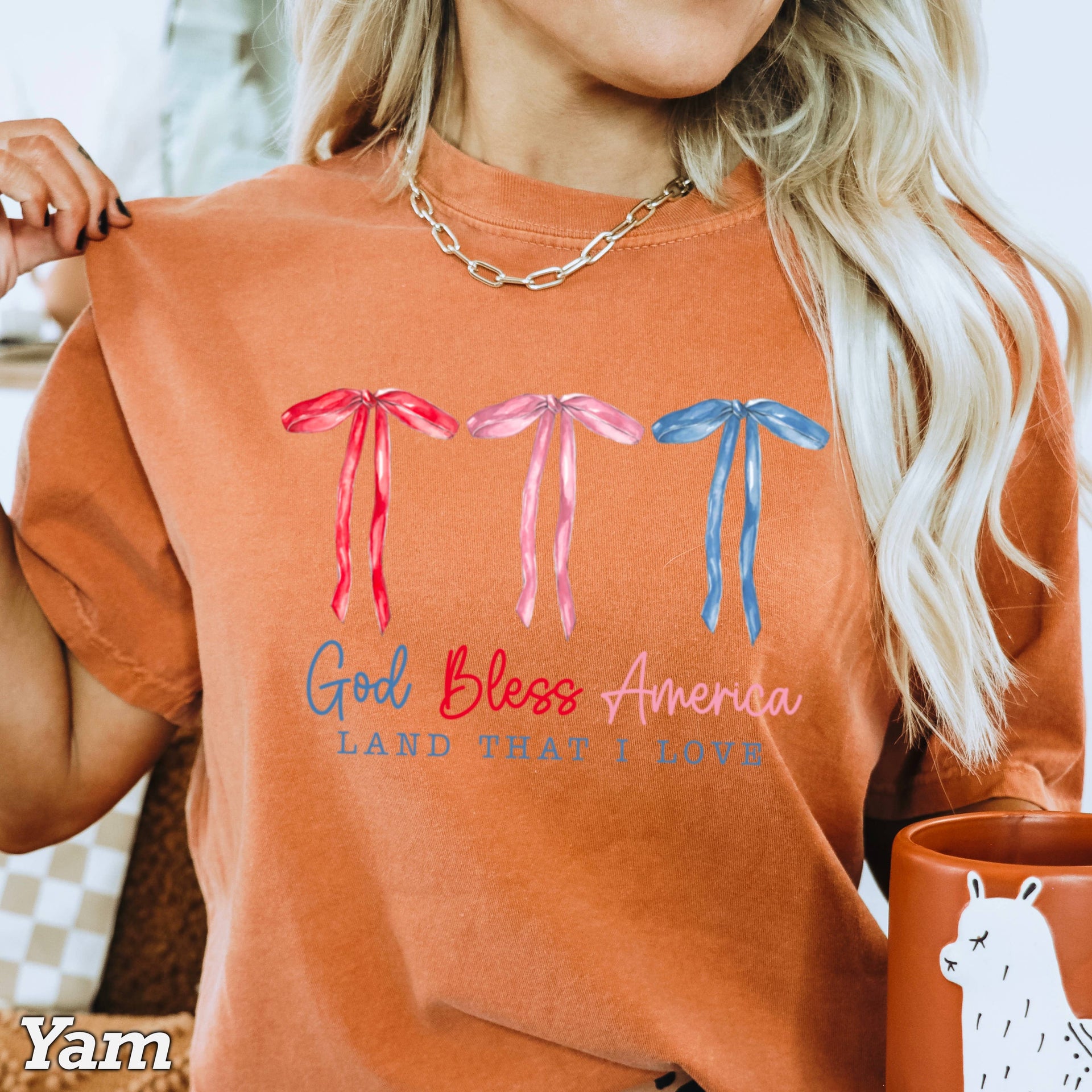 America Bow Graphic Shirt