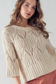 Cream Shoreline Sweater