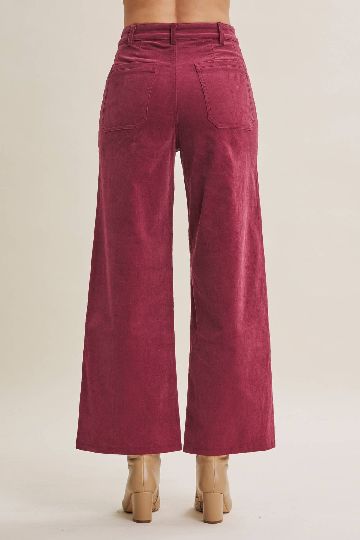 Berry Soft Stretch Corduroy