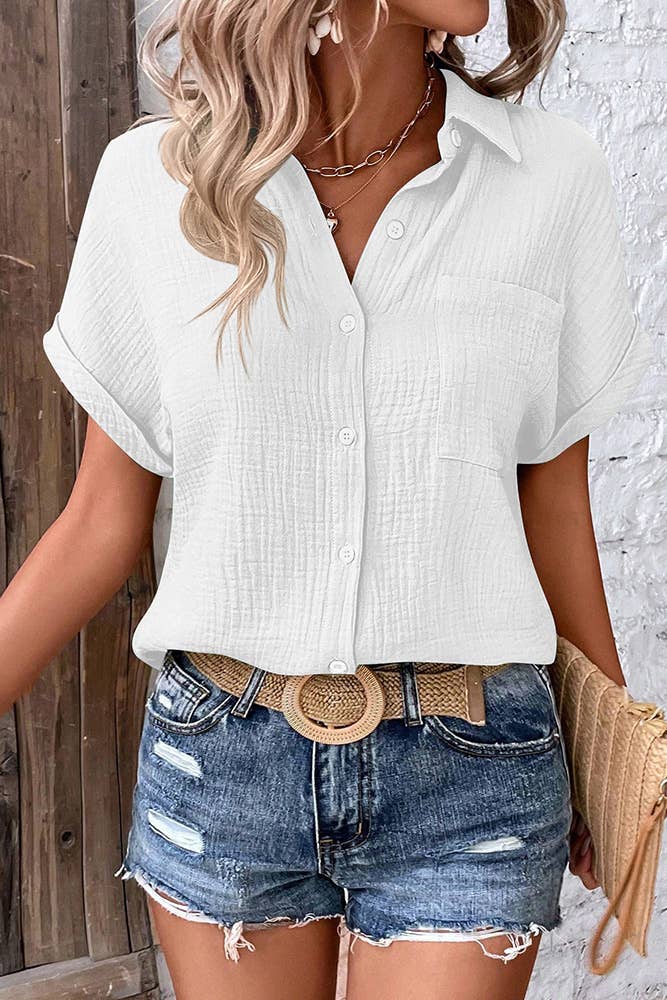 Freda Button Up Blouse