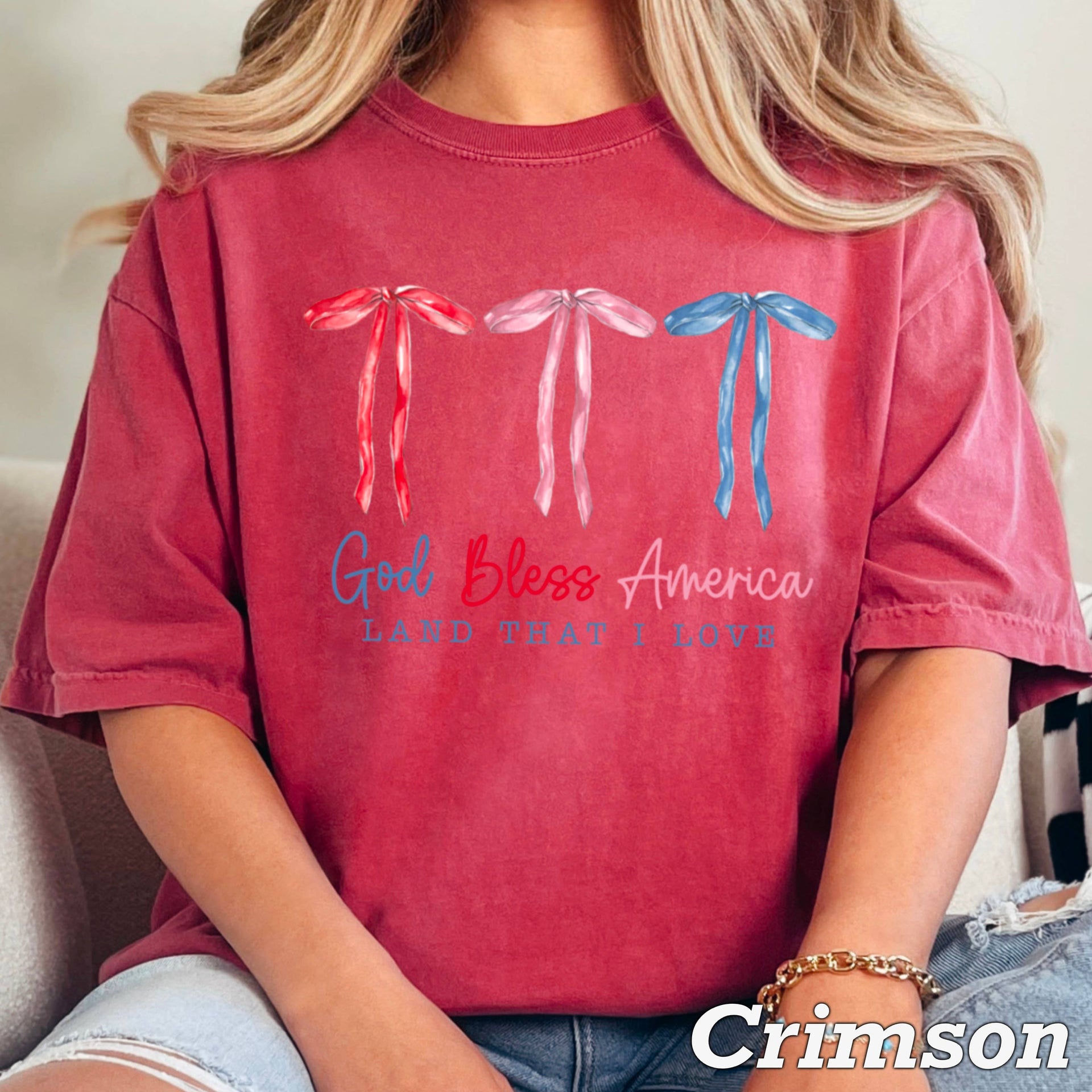 America Bow Graphic Shirt