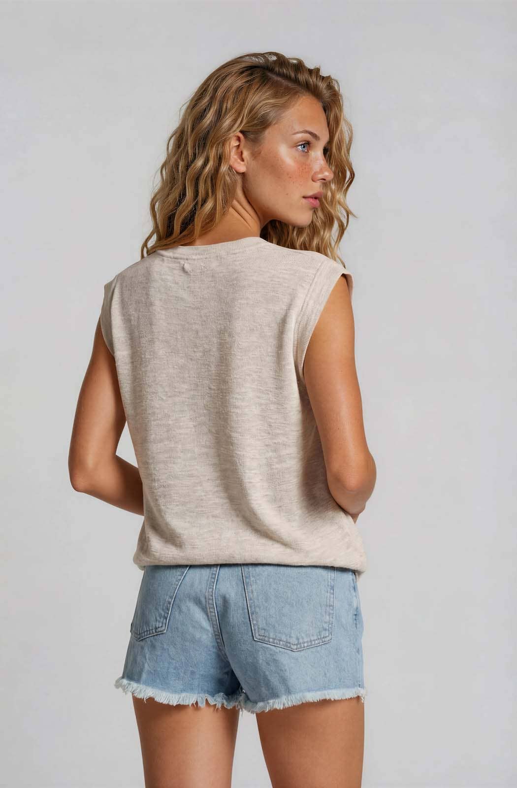 Tucked Shoulder Top