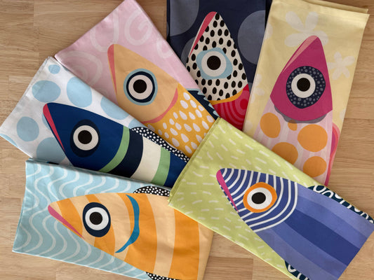 FishTowels Mr. Blue