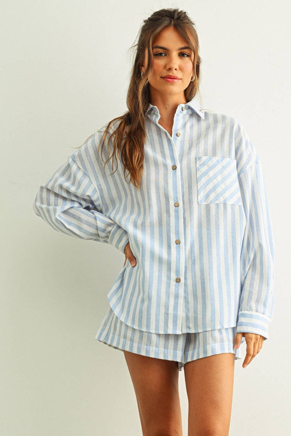 Beachy Striped Shirt