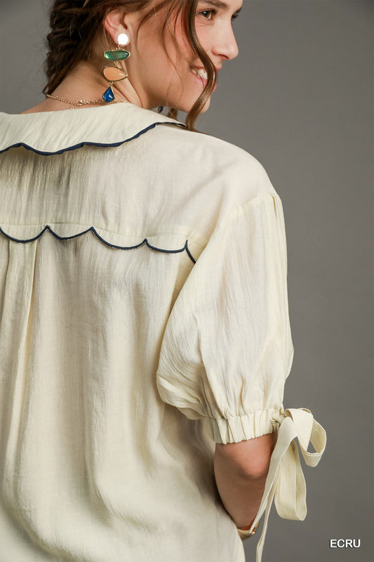 Ellis Scallop Blouse