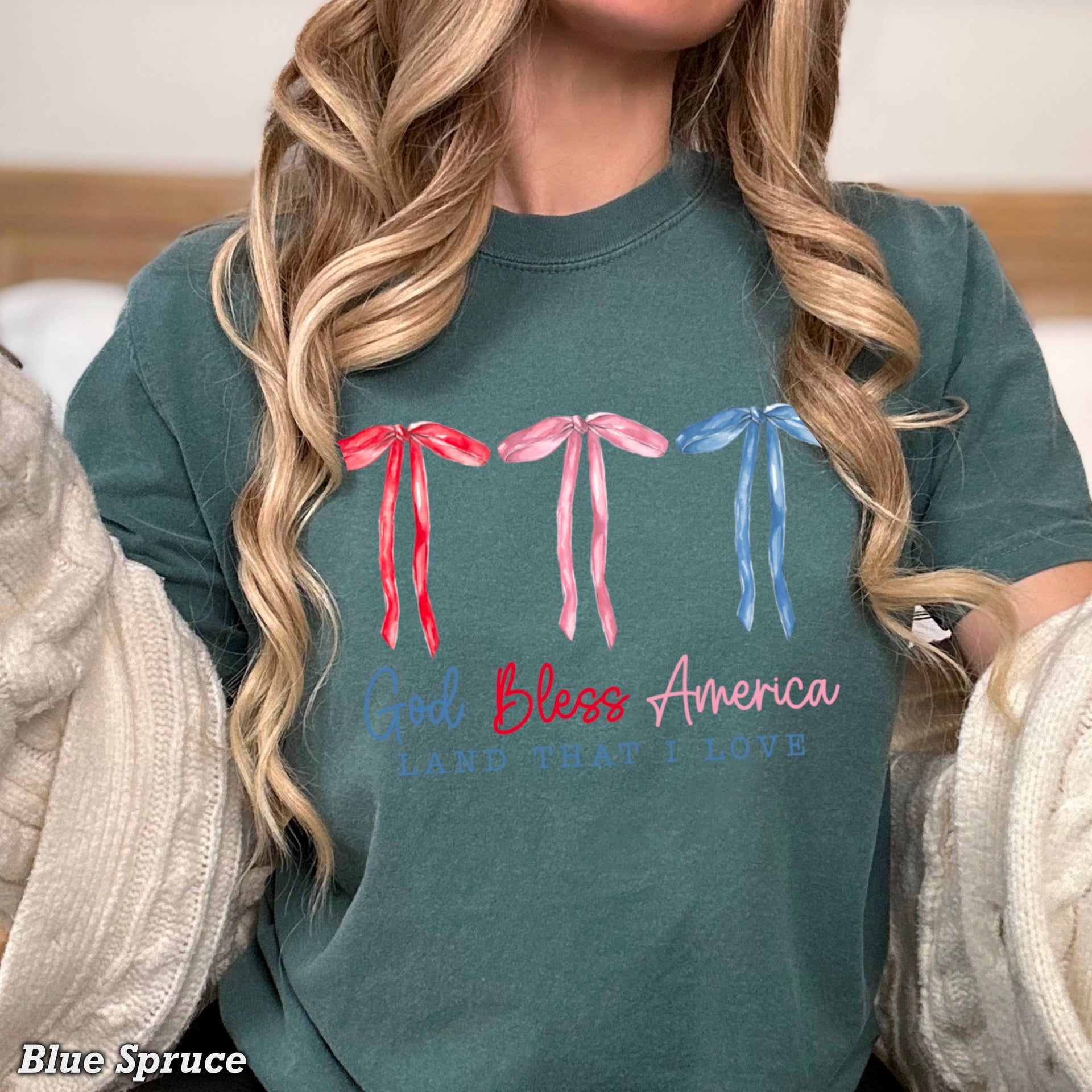 America Bow Graphic Shirt