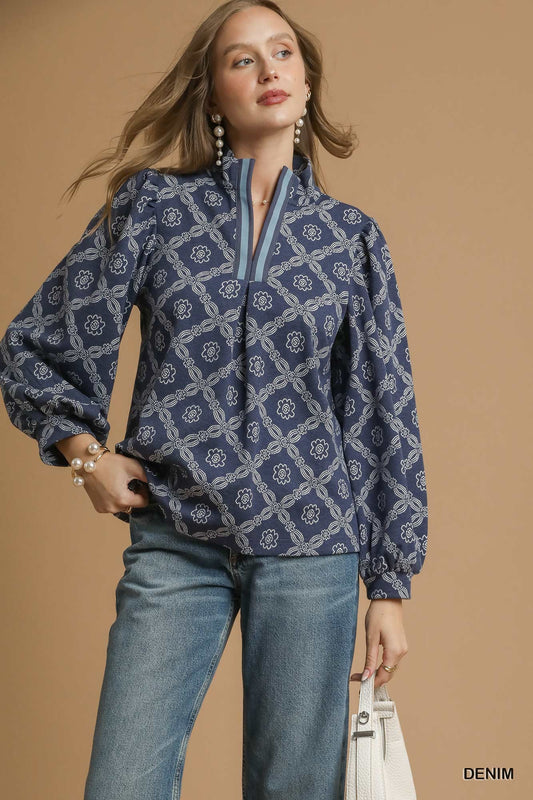 Abby Abstract  Blouse