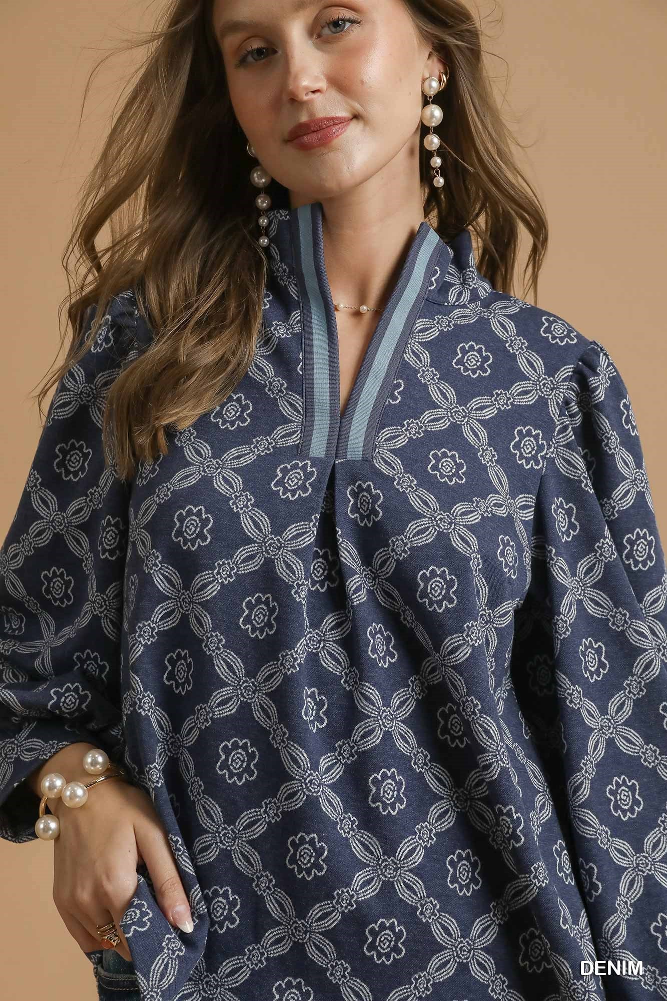 Abby Abstract  Blouse