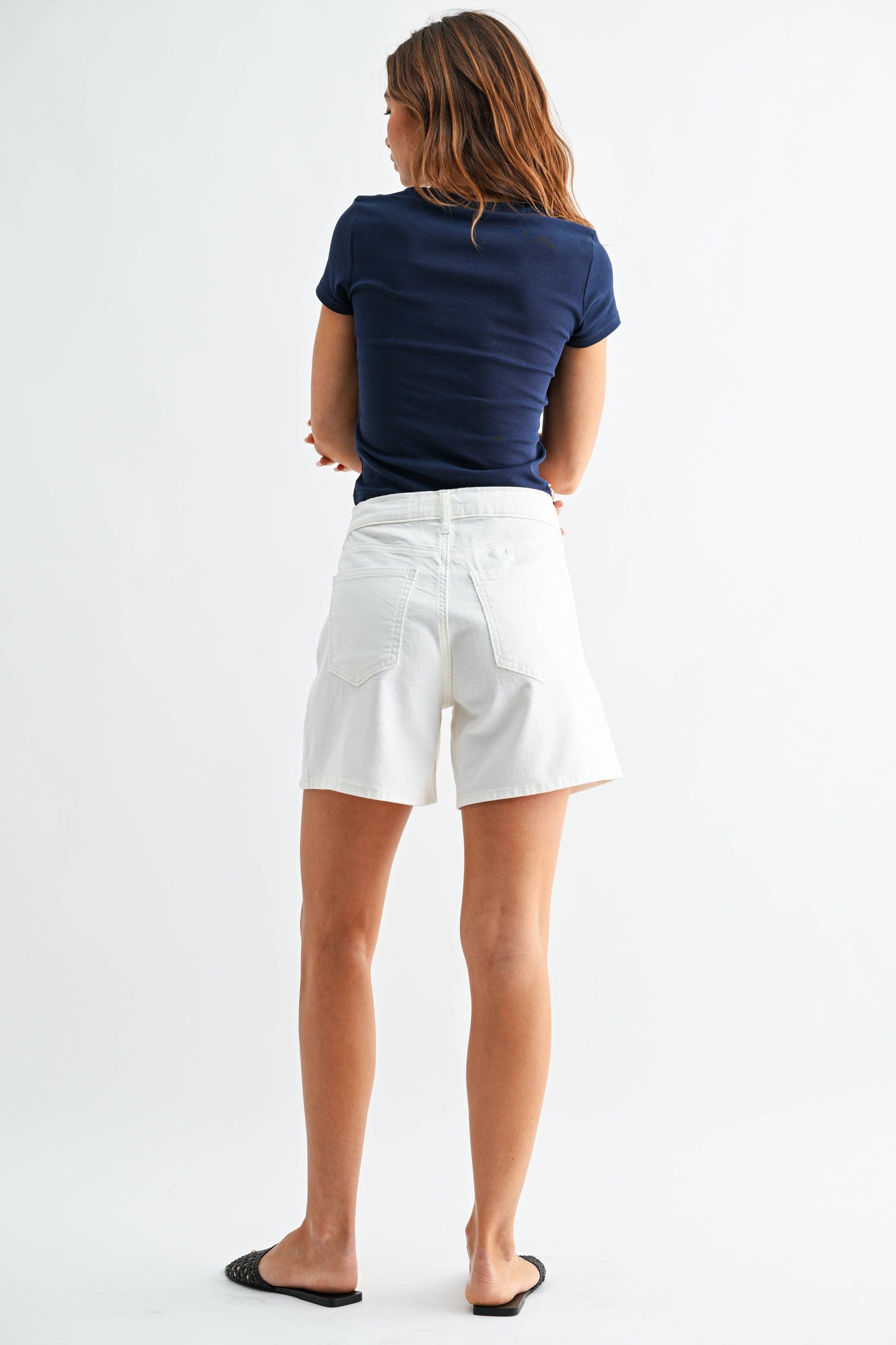 Linen Blend Shorts