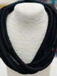 Black Slub Strand Necklace