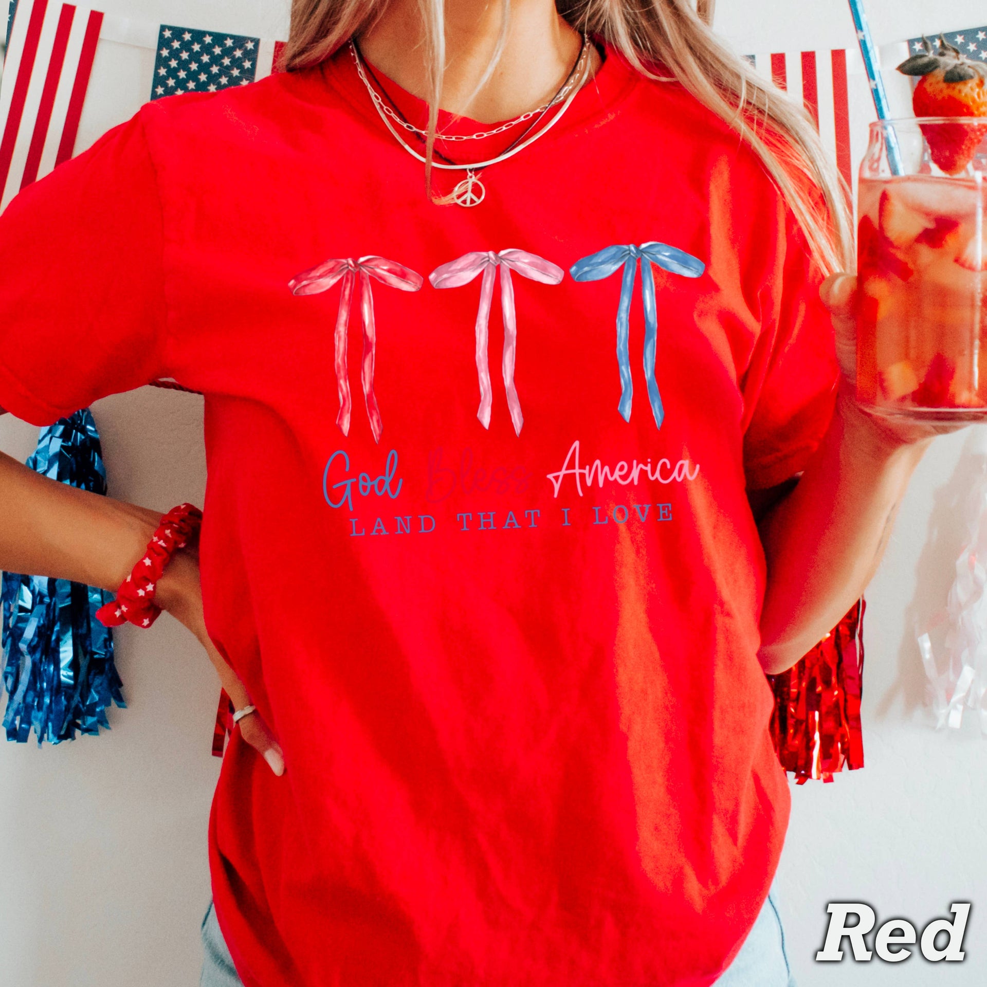 America Bow Graphic Shirt
