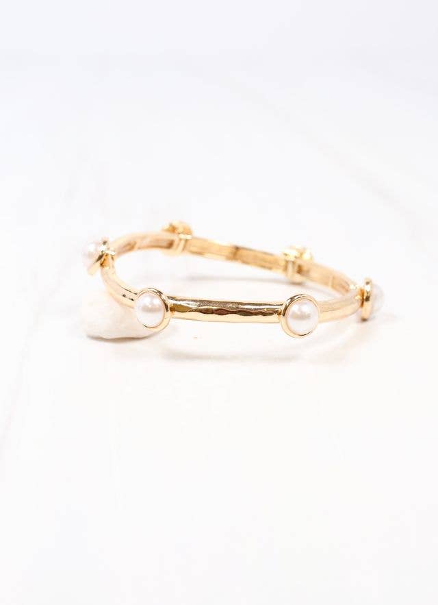 Stretchy Pearl Bangle