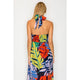 Midnight Tropical Halter Maxi