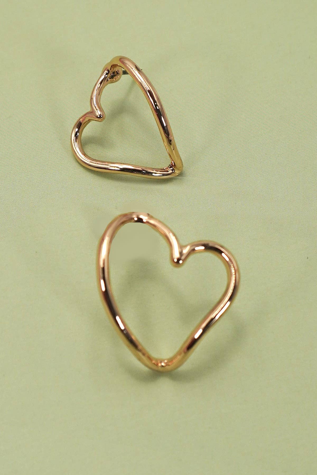 Open Cut Heart Earrings