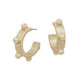 Gold Stud Mini Hoops