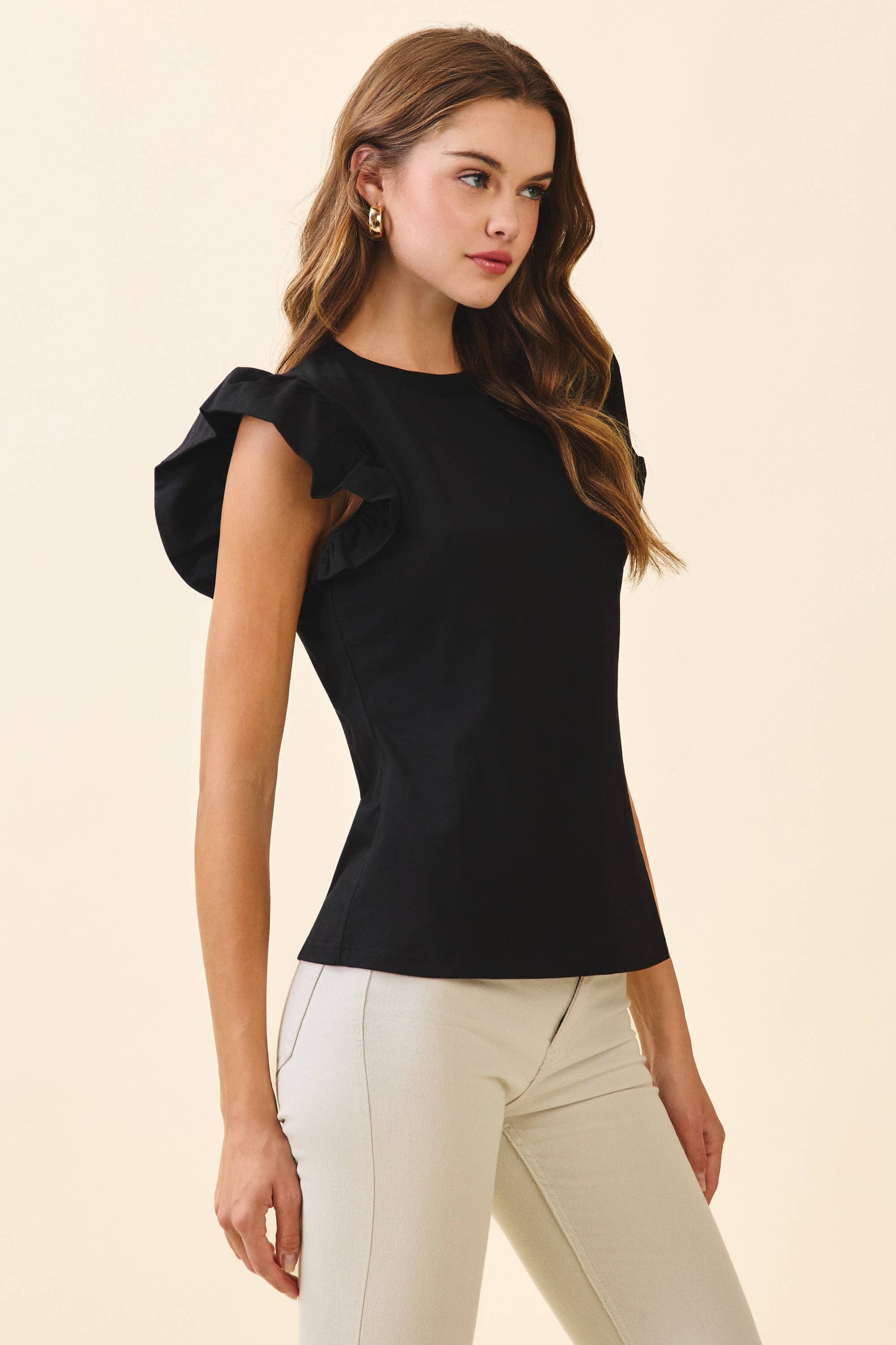 Flutter Sleeveless Top