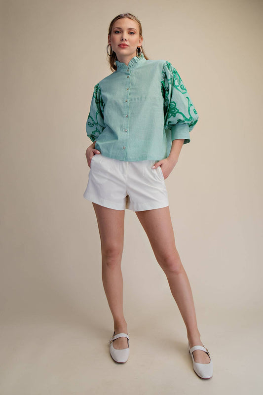 Ivy Embroidered Blouse