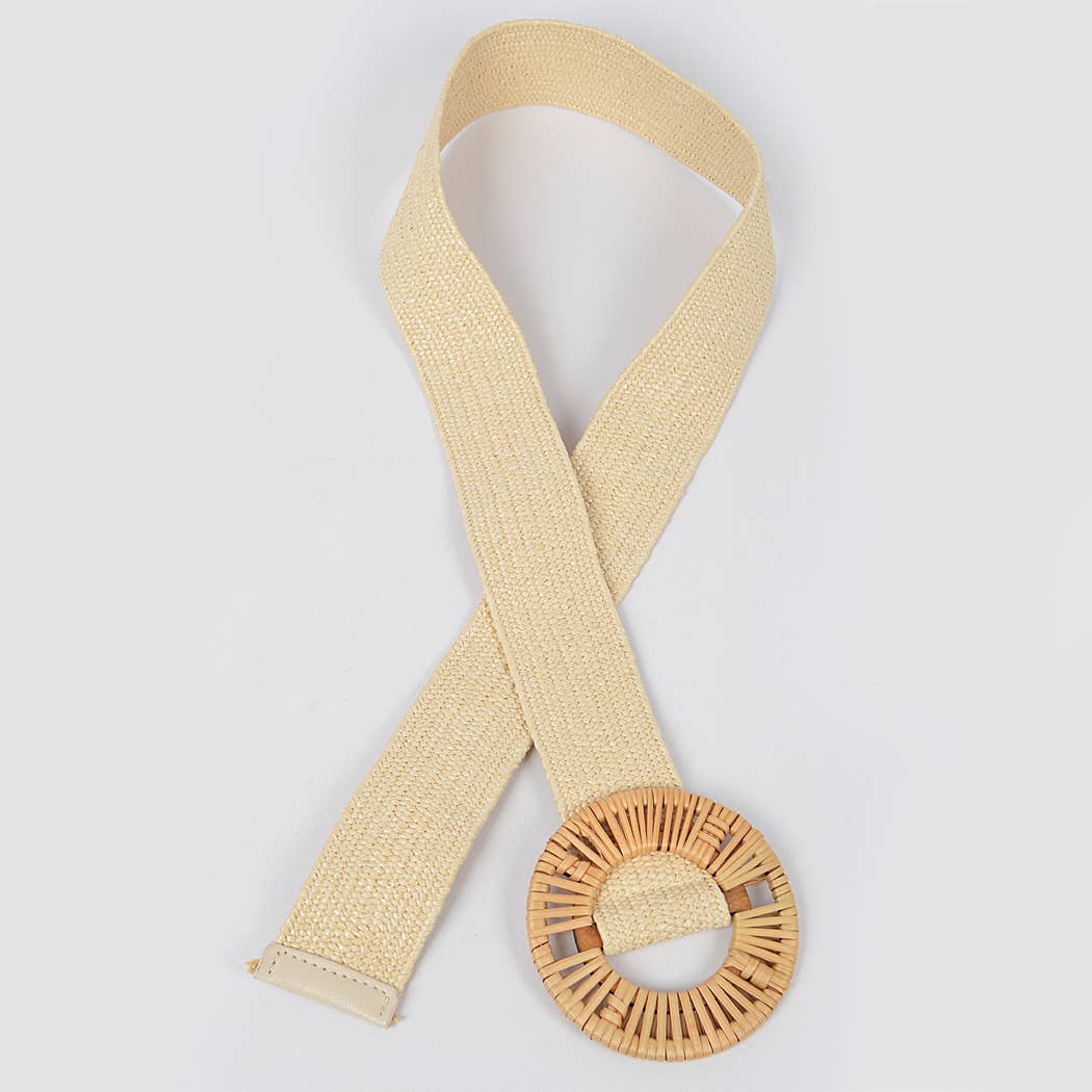 Bamboo Buckle Stretch Belt