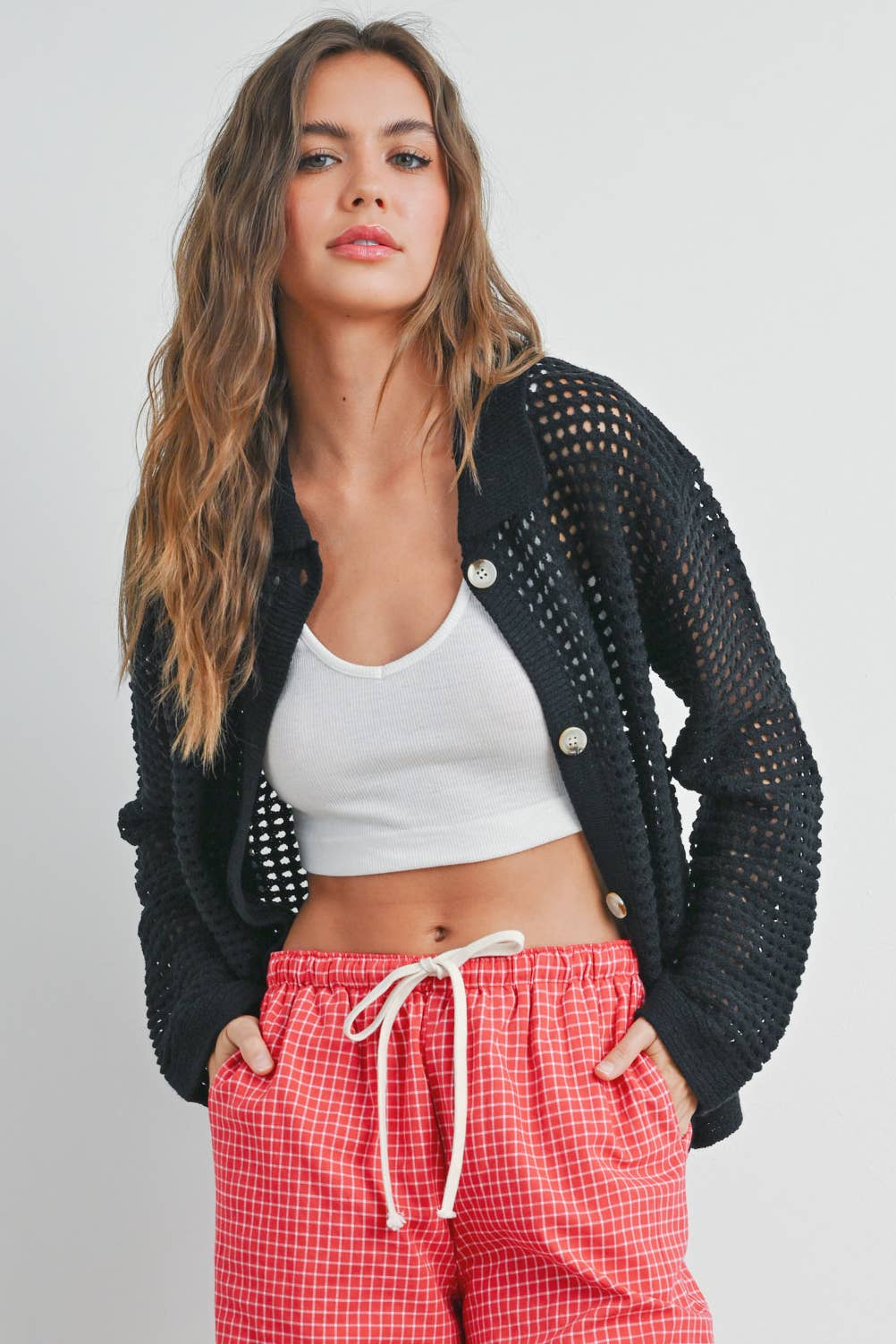 Lana Crochet Cardigan