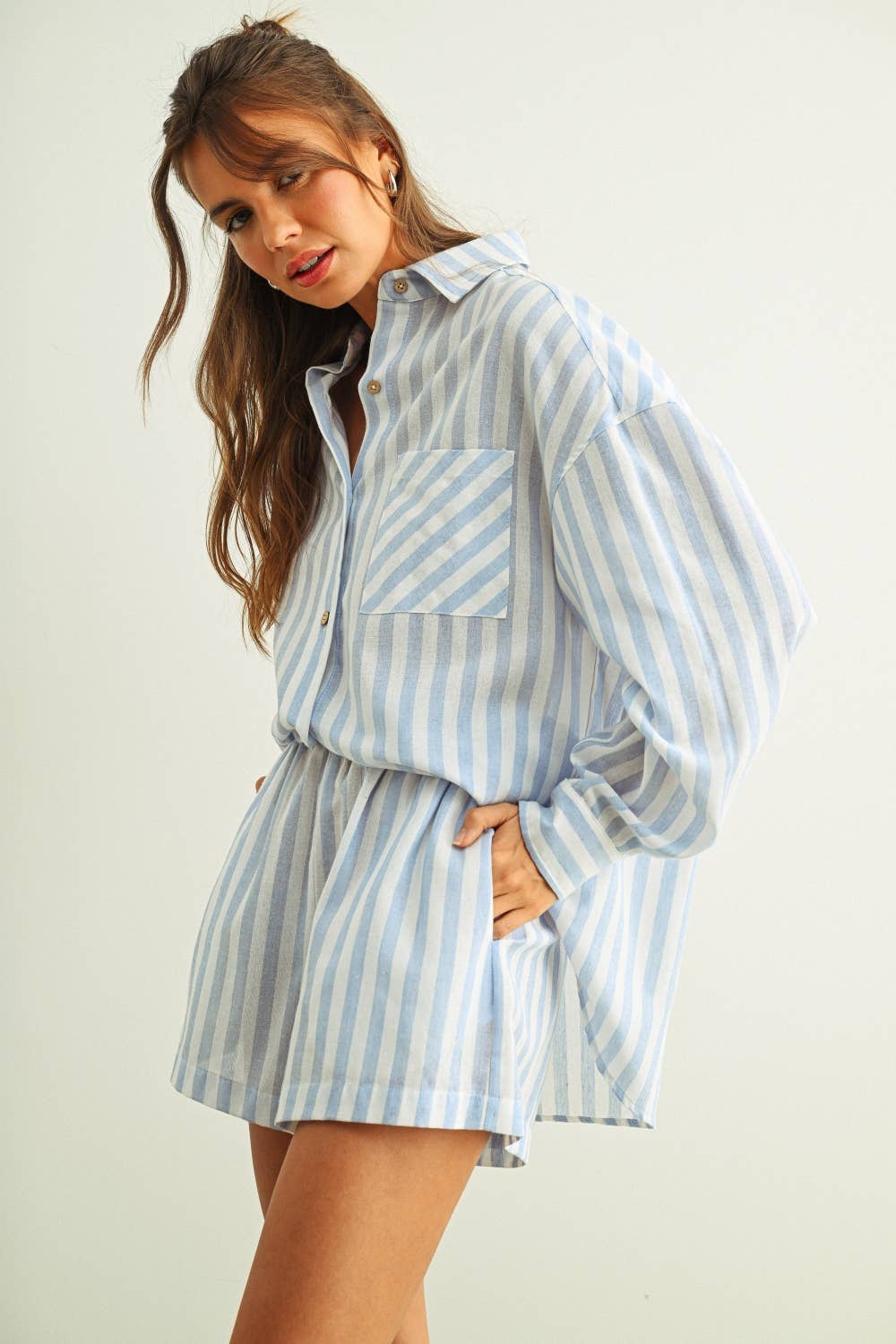 Beachy Striped Shirt