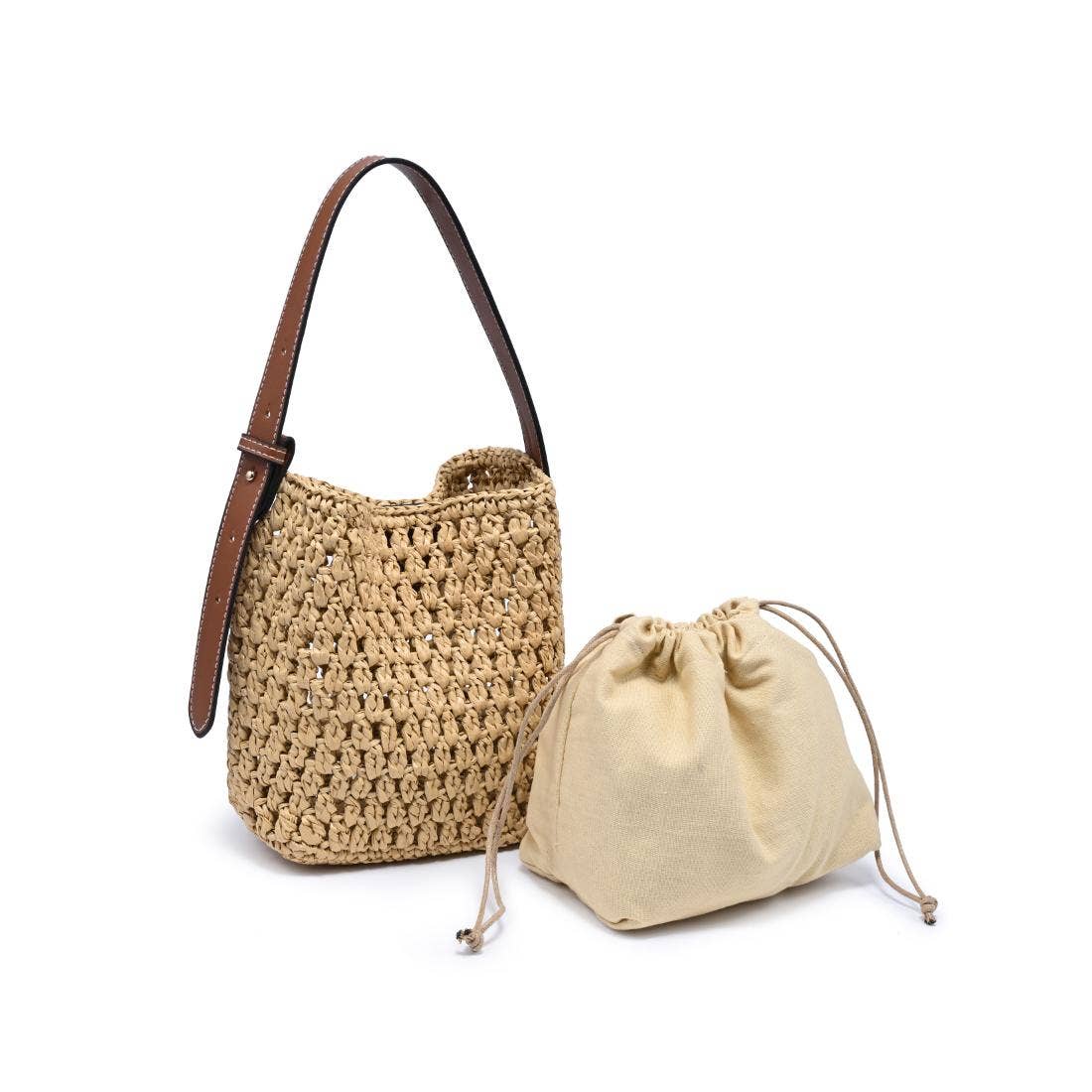 Ember Shoulder Bag: Natural