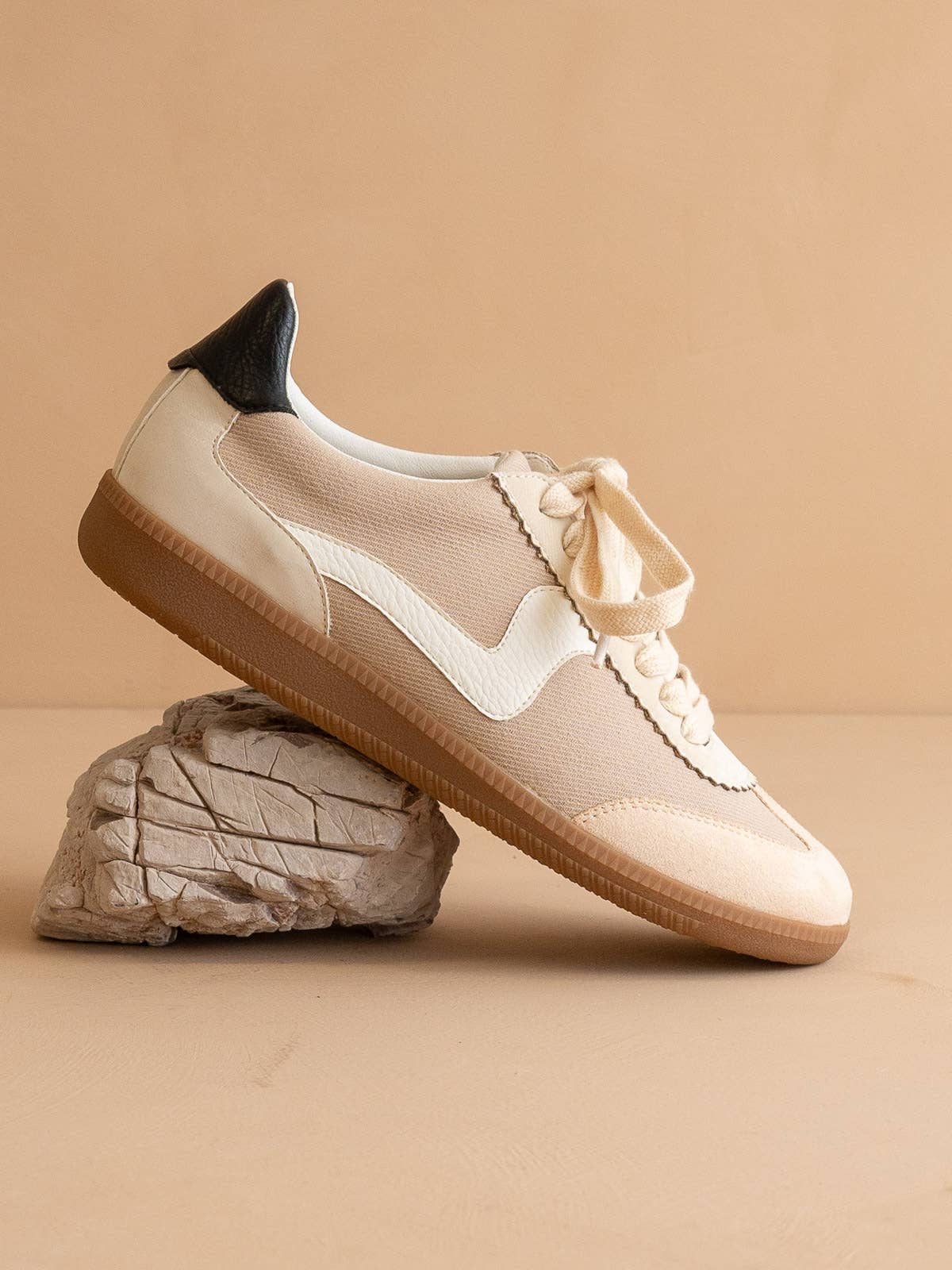 Kyla Almond Classic Low Top Sneakers